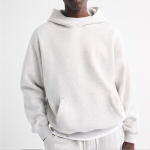 Oversized Abercrombie Hoodie in Gray
